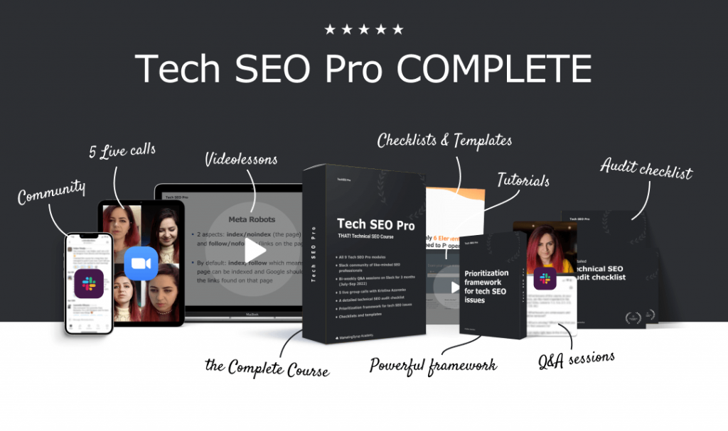 Tech SEO Pro - technical SEO course by MarketingSyrup