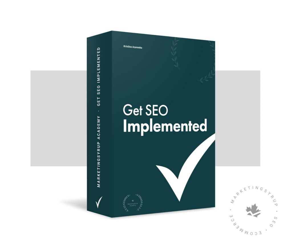 Get SEO implemented course