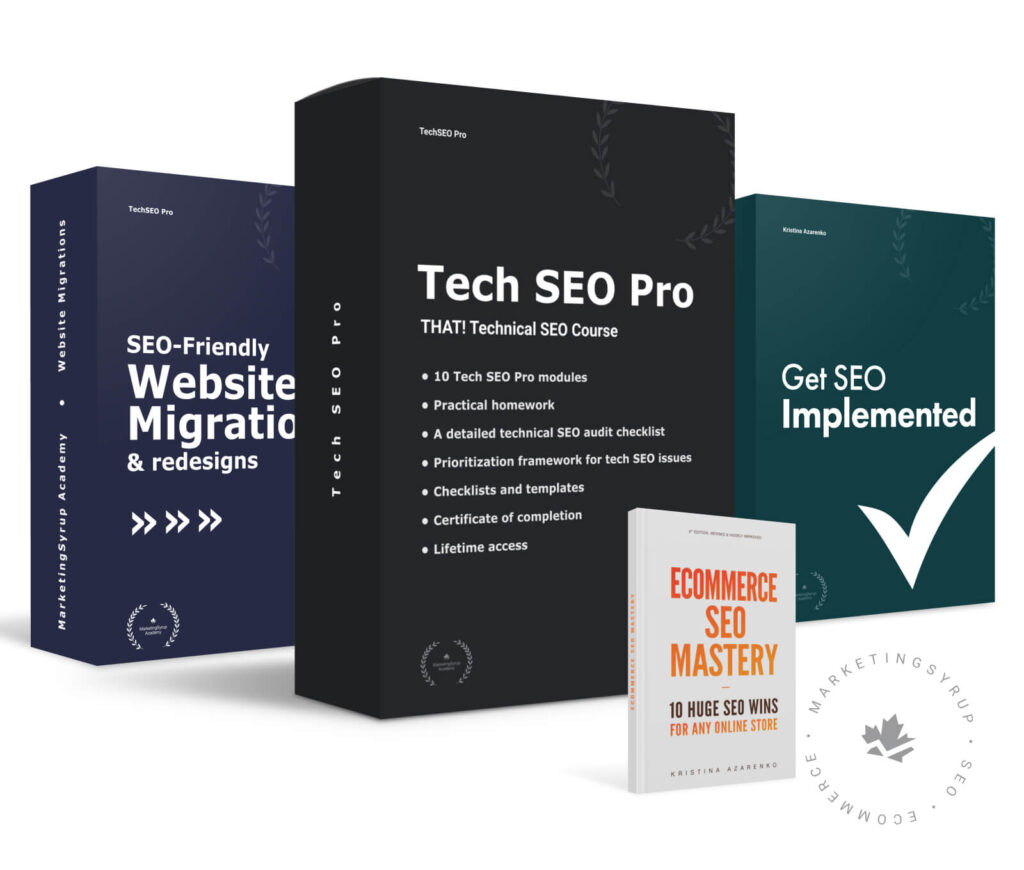The ultimate Technical SEO bundle: Tech SEO Pro, SEO friendly Website Migrations, Get SEO Implemented courses